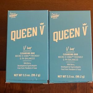 Set of 2 Queen V - V Bar Cleansing Bars